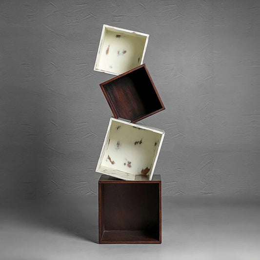 Balance Wooden Book Rack