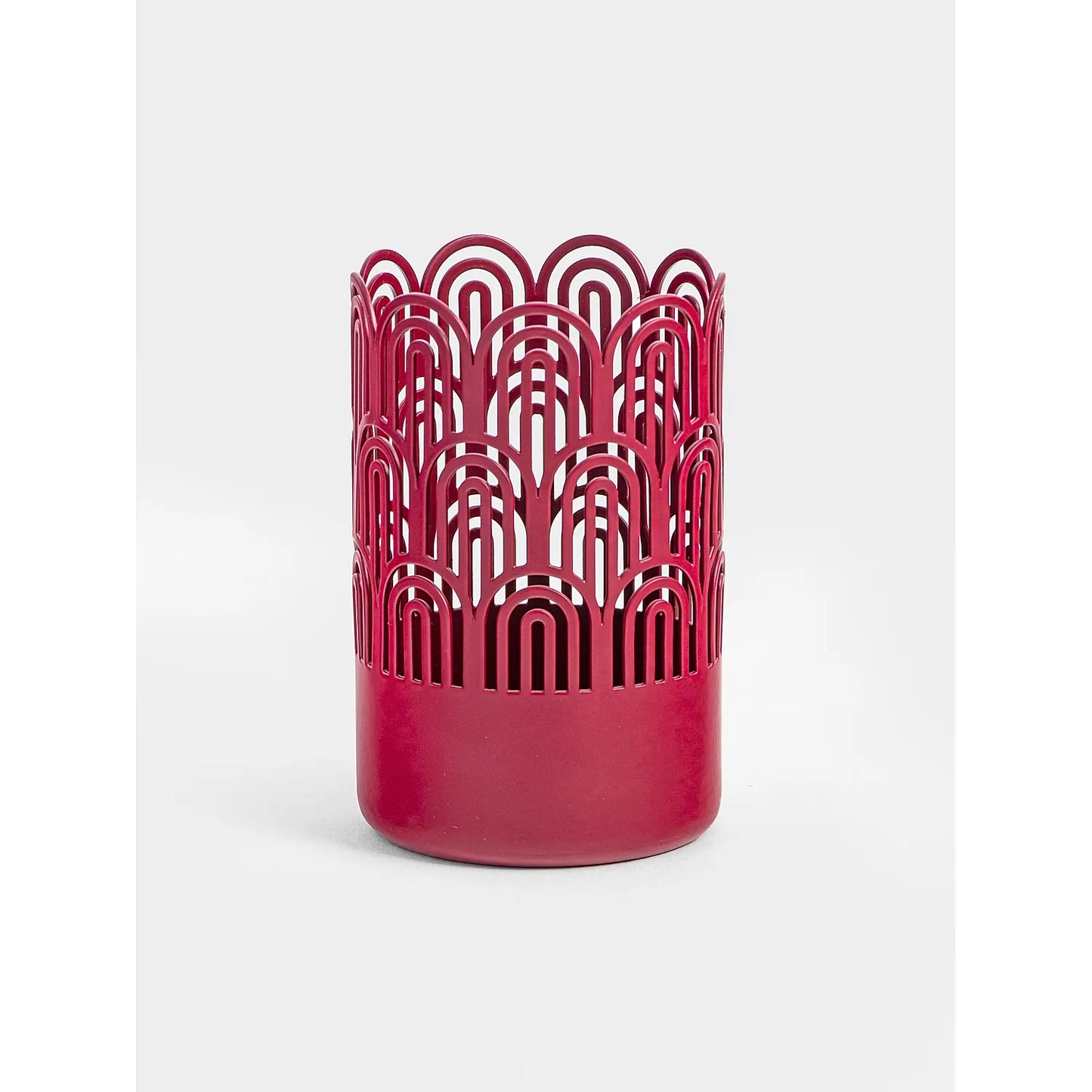 Notch Desk Organizer (maroon)