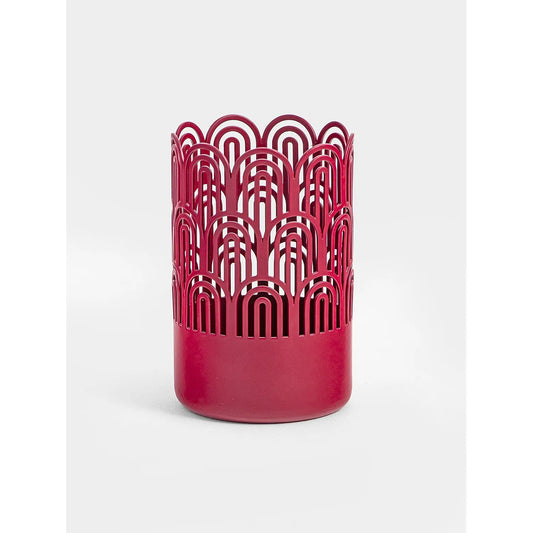 Notch Desk Organizer (maroon)