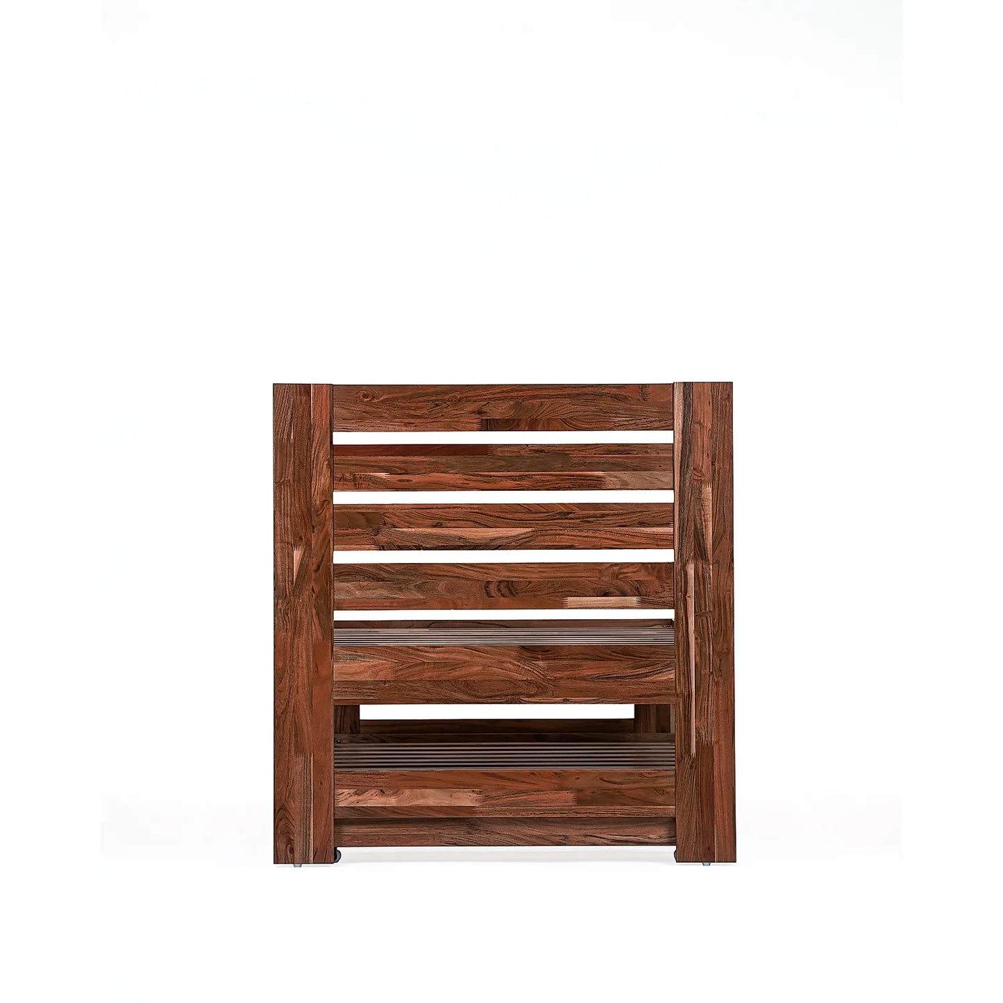Boston Wooden Trundle Single Bed in Natural Finish