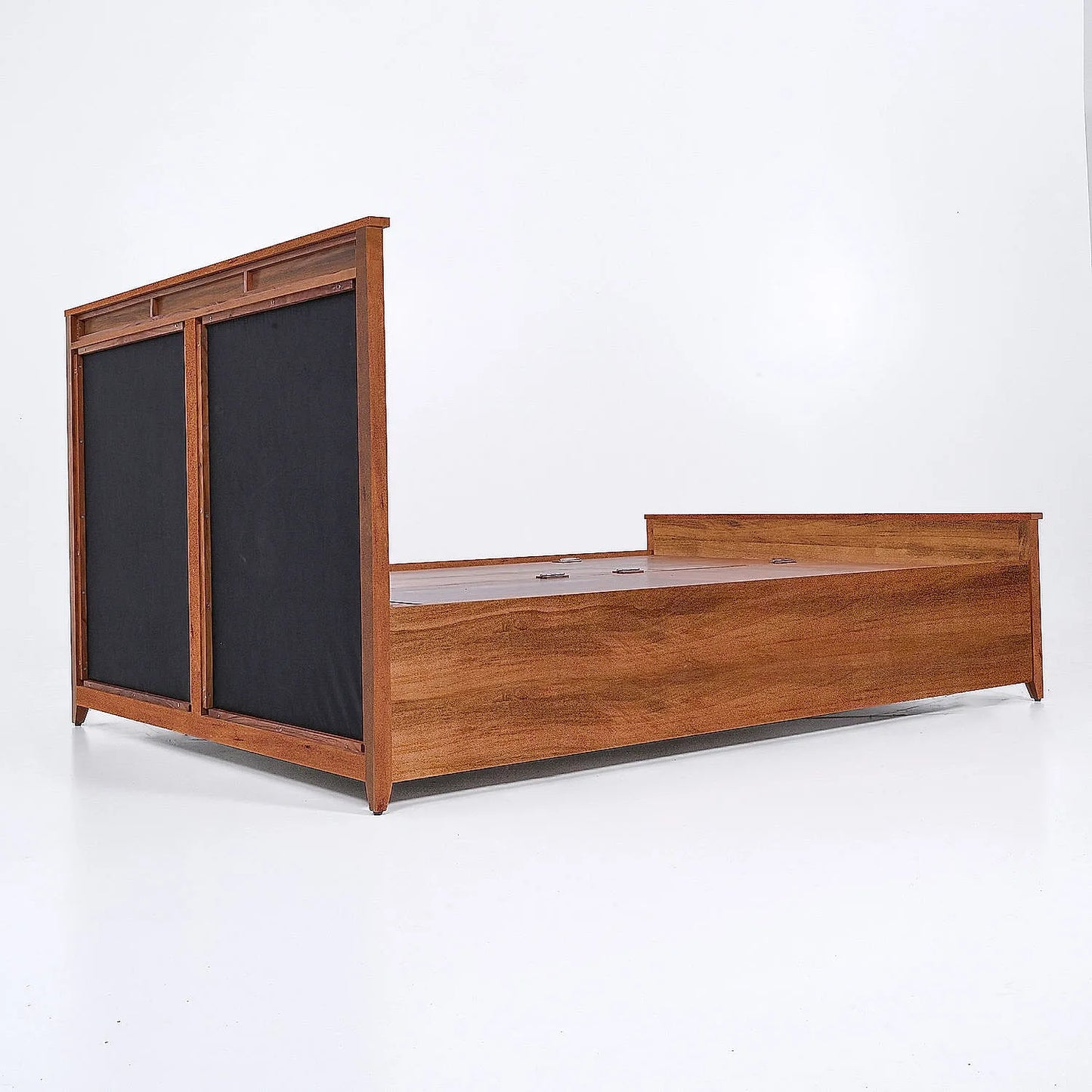 Barrow Rattan Bed with Storage (Natural Finish)