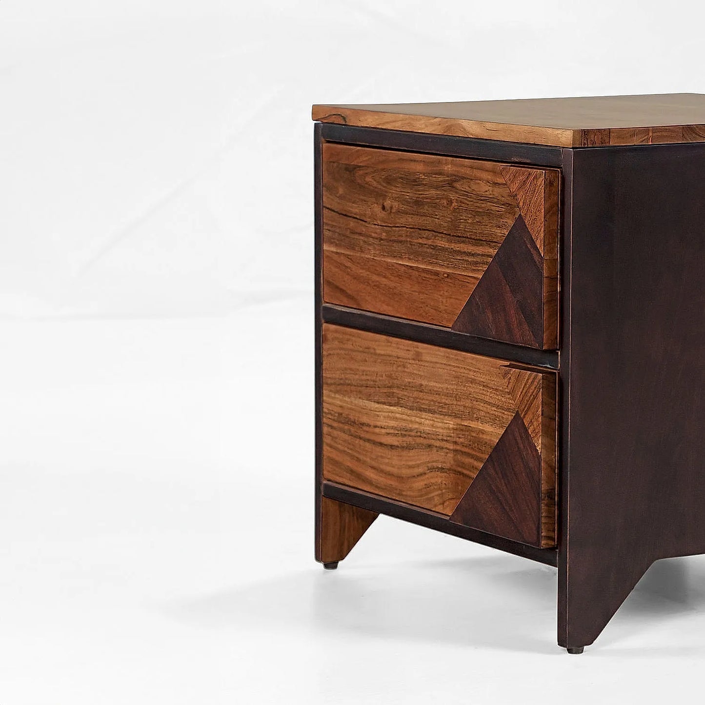 Della Wooden Bedside Table