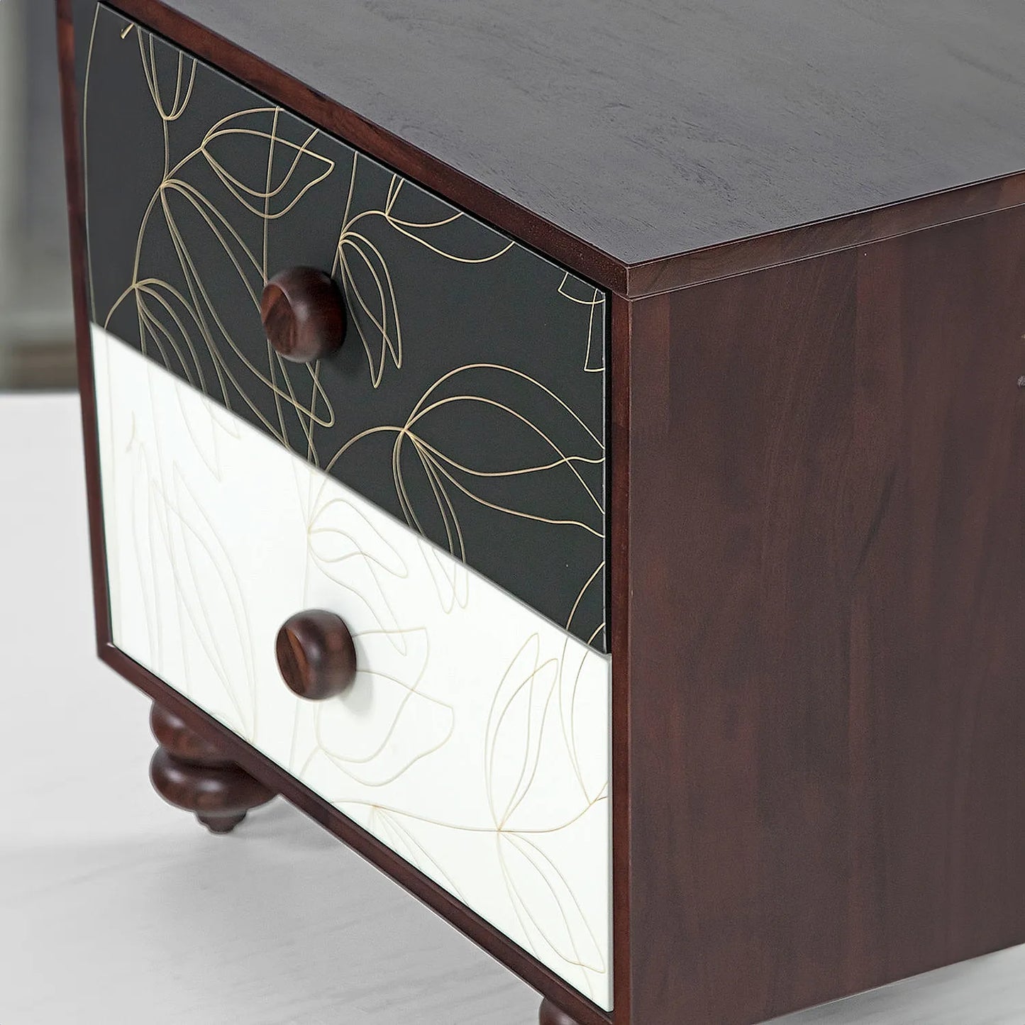 Lucid Wooden Bedside Table