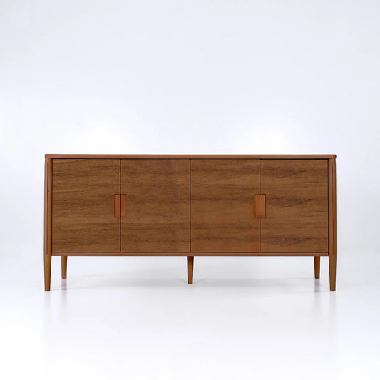 Hutch Wooden Sideboard in Natural Finish