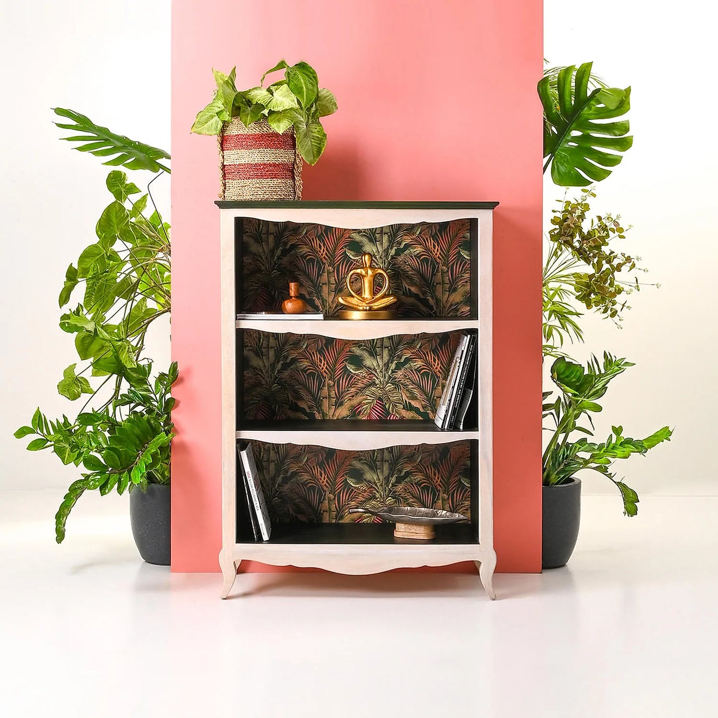 Olivia Wooden Open Cabinet