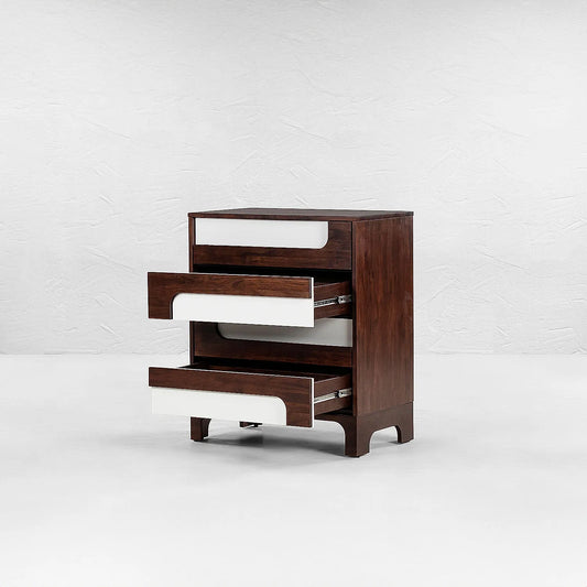 Optic Wooden Chest of Drawer