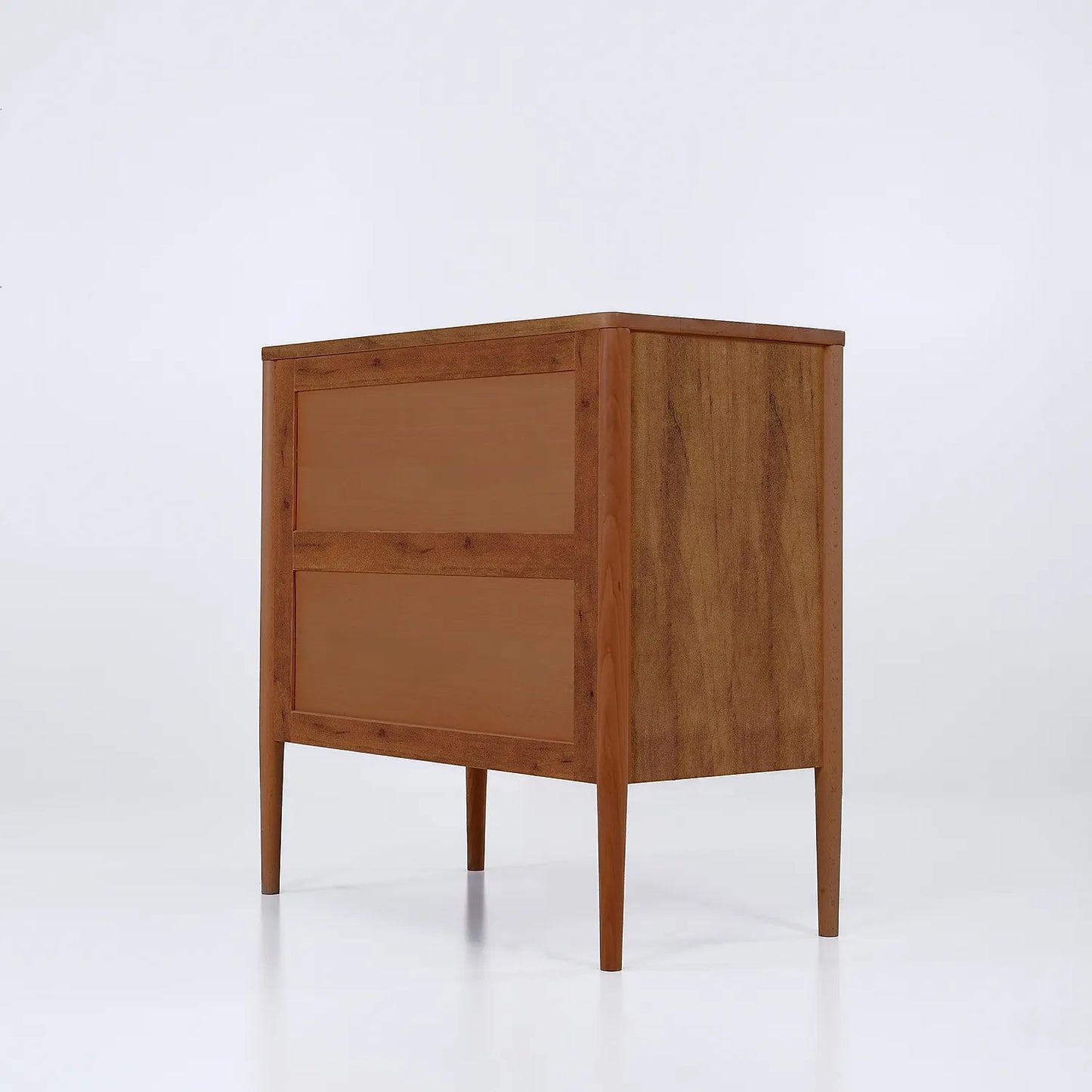 Simone Wooden 3 Chest of Drawers (Natural Finish)