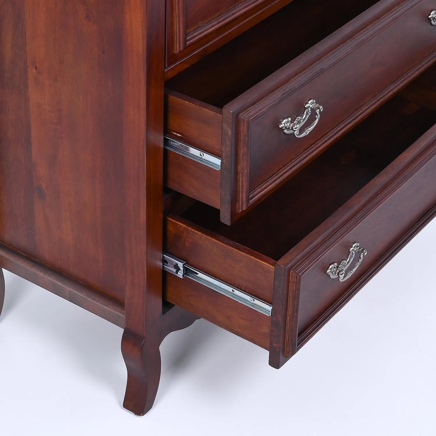 Juliet Wooden 3 Chest of Drawers (Teak Finish)
