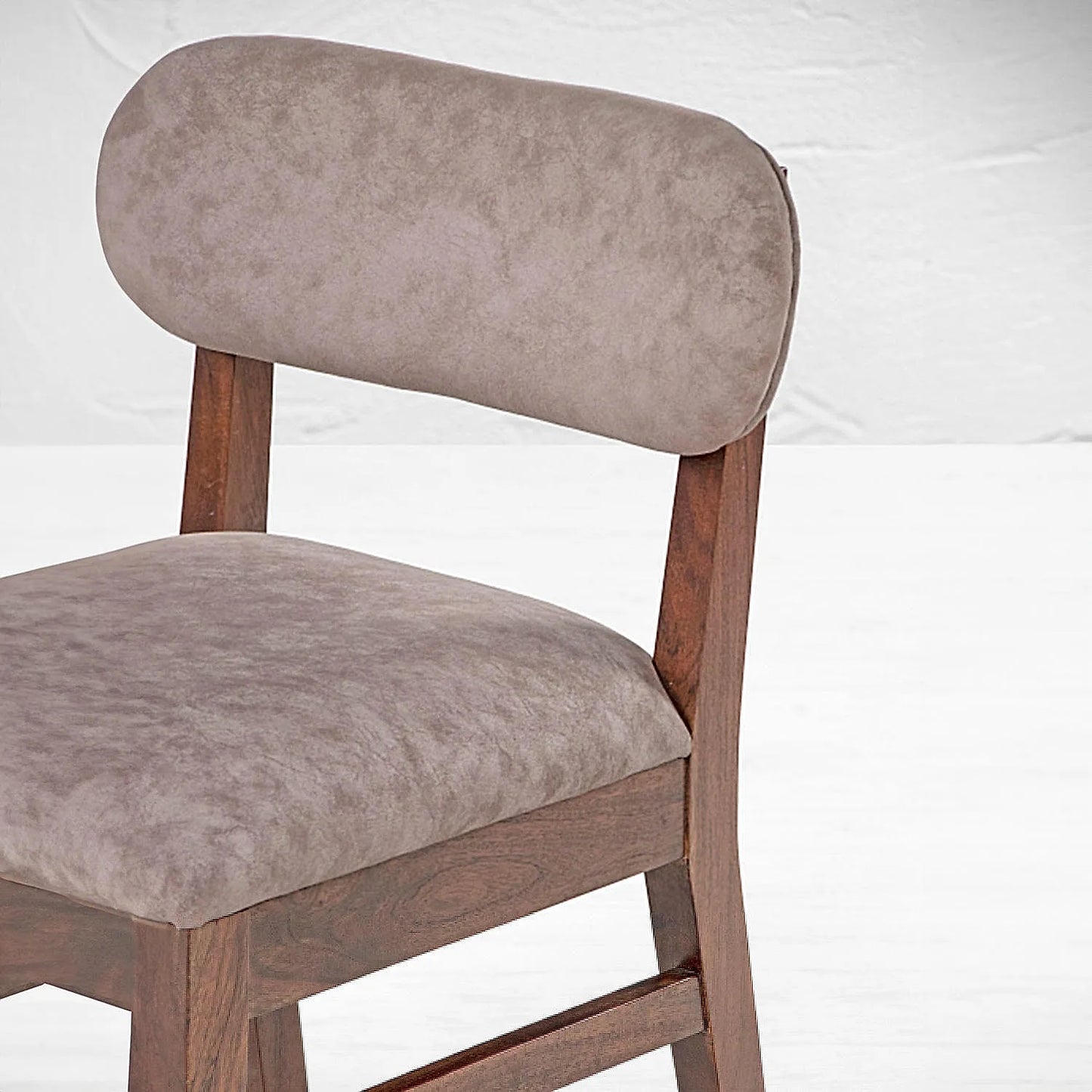 Chicago wooden Dining Chair - Set of 2 - Walnut Finish