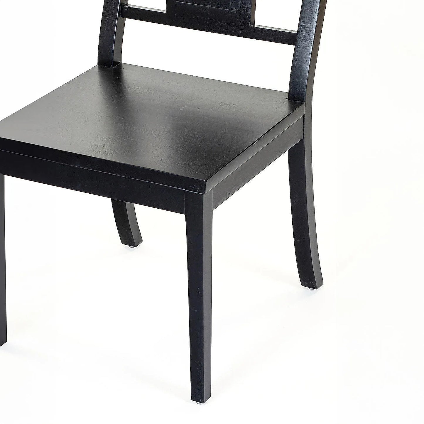 Bidford Wooden Dining Chair - Set of 2 - Ebony Finish