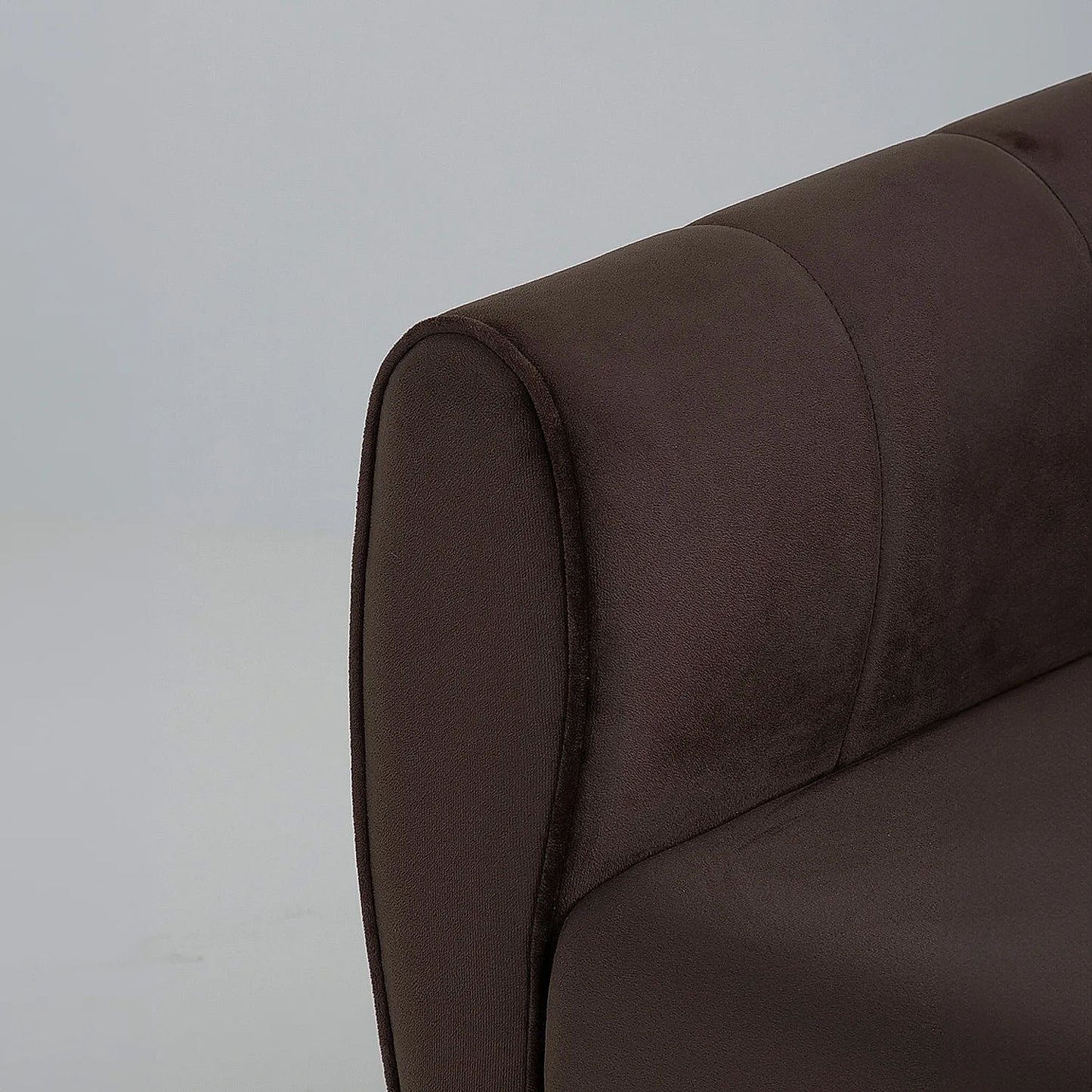 Autumn 3 Seater Velvet Sofa (Velvet, Brown)