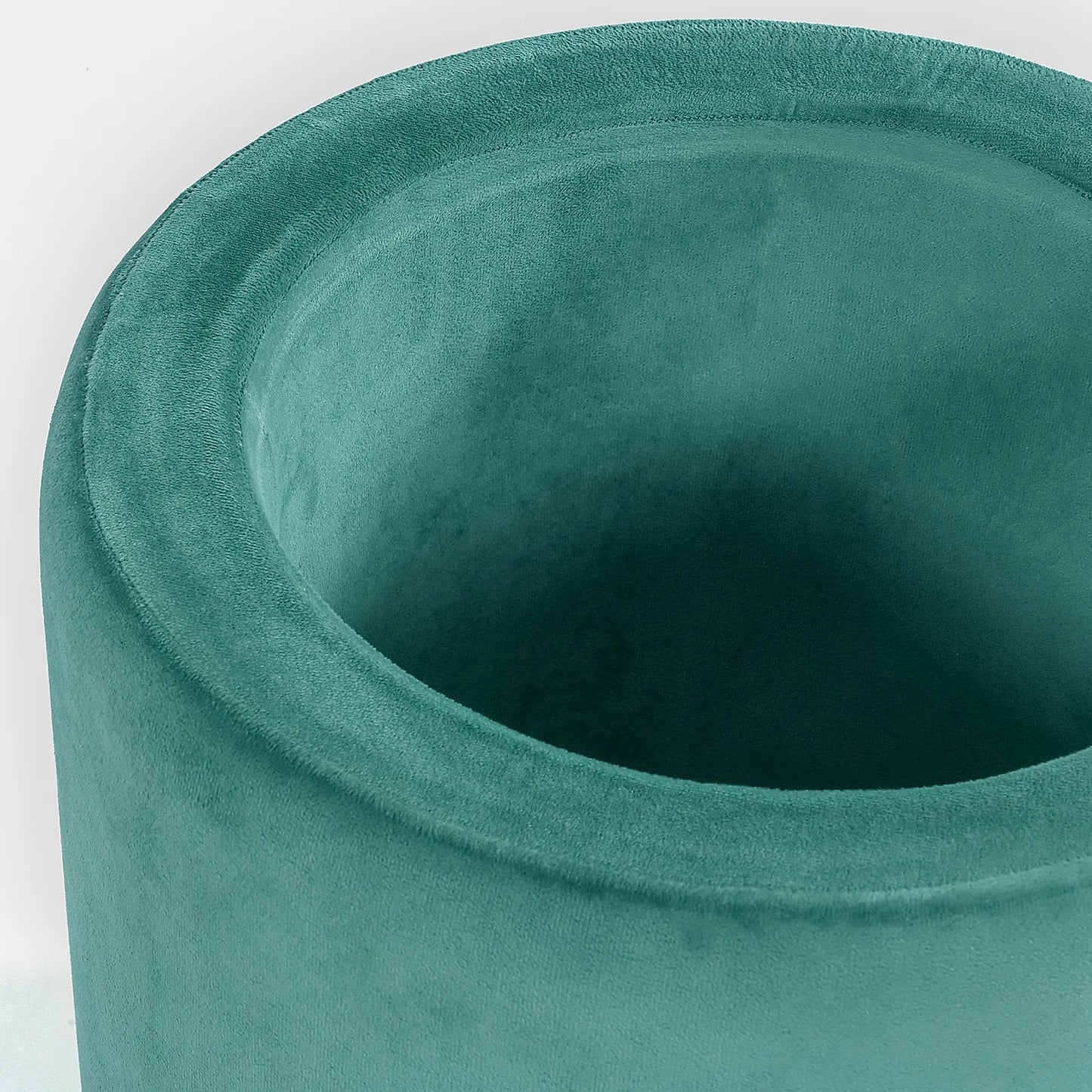 Luxor Storage Ottoman in Sea Green Color