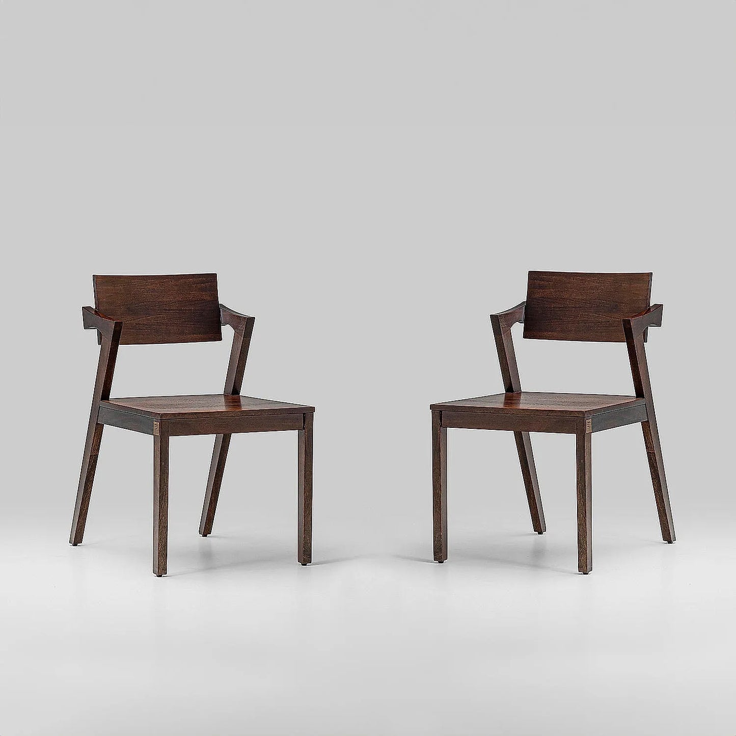 Quaint Wooden Accent Chair (Set of 2)