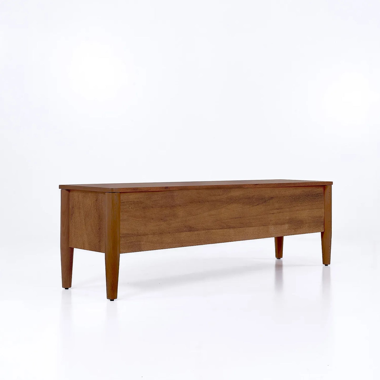 Pixel Wooden Storage Bench in Natural Finish