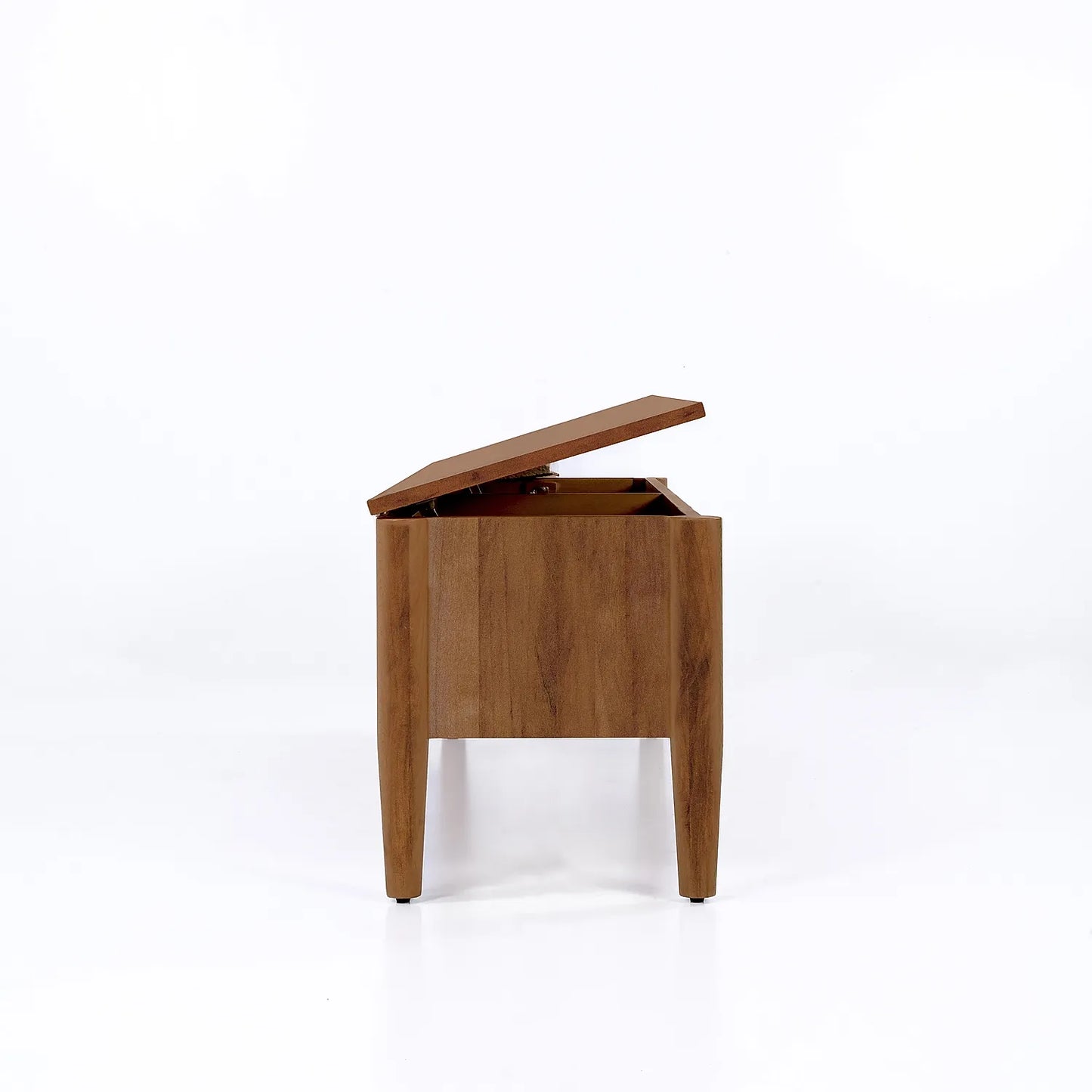 Pixel Wooden Storage Bench in Natural Finish