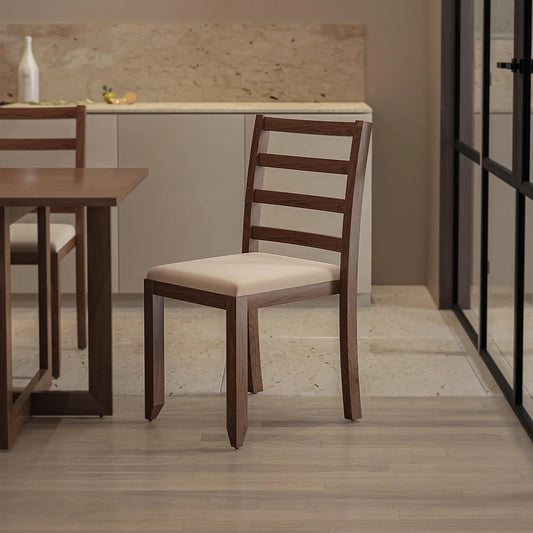 Ladderback Wooden Stacking Chair (Set of 2)