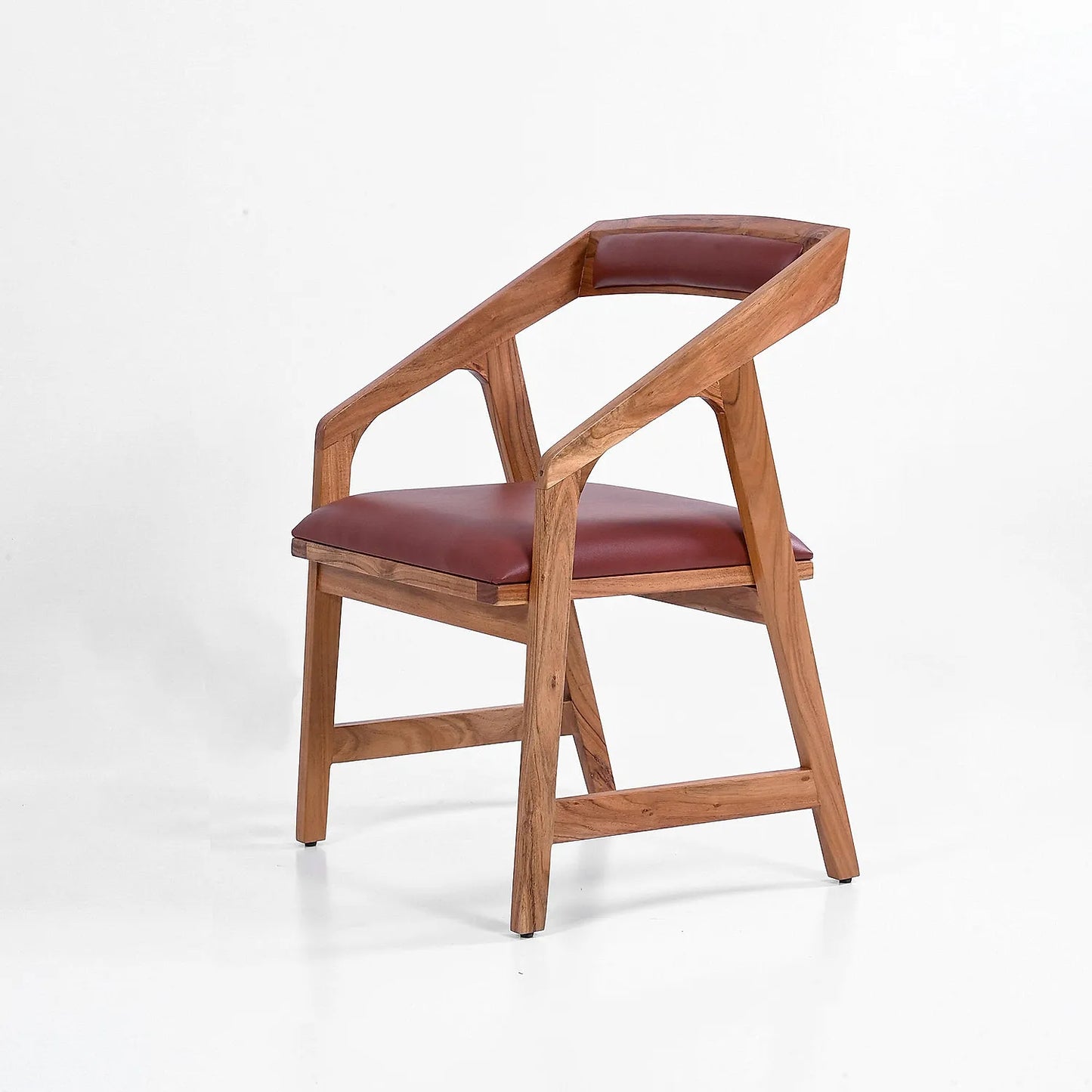 Suzi Wooden Accent chair - Natural Finish