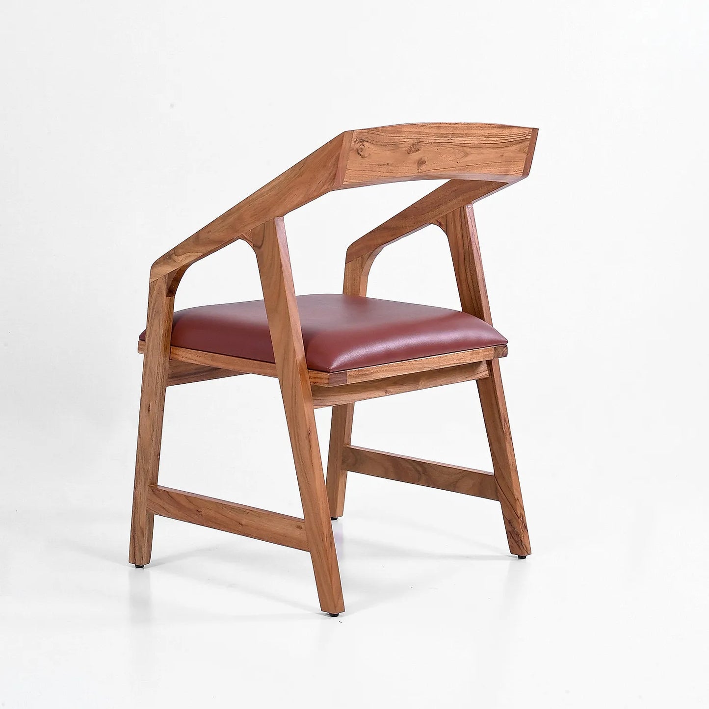 Suzi Wooden Accent chair - Natural Finish