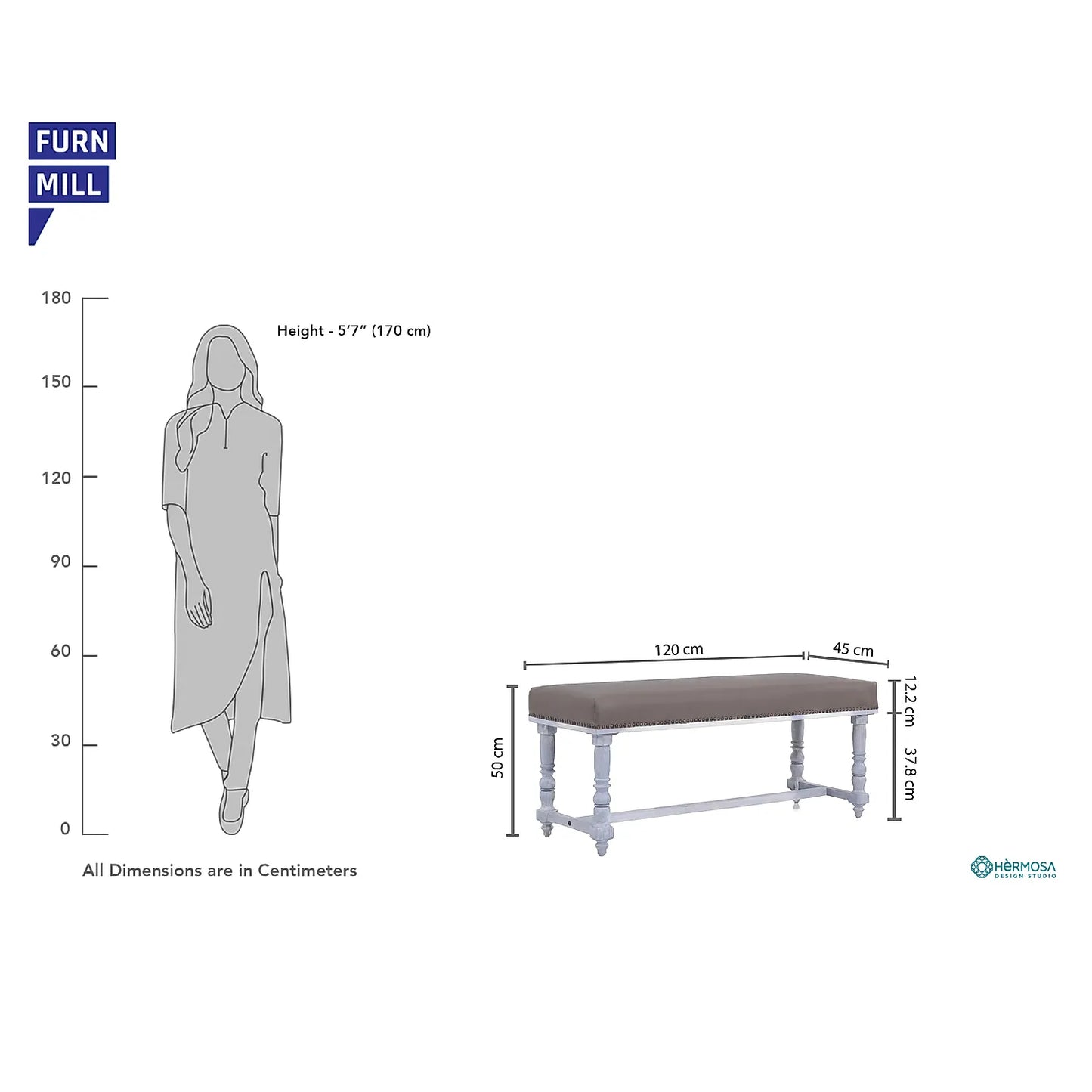 Kosha Wooden Bench