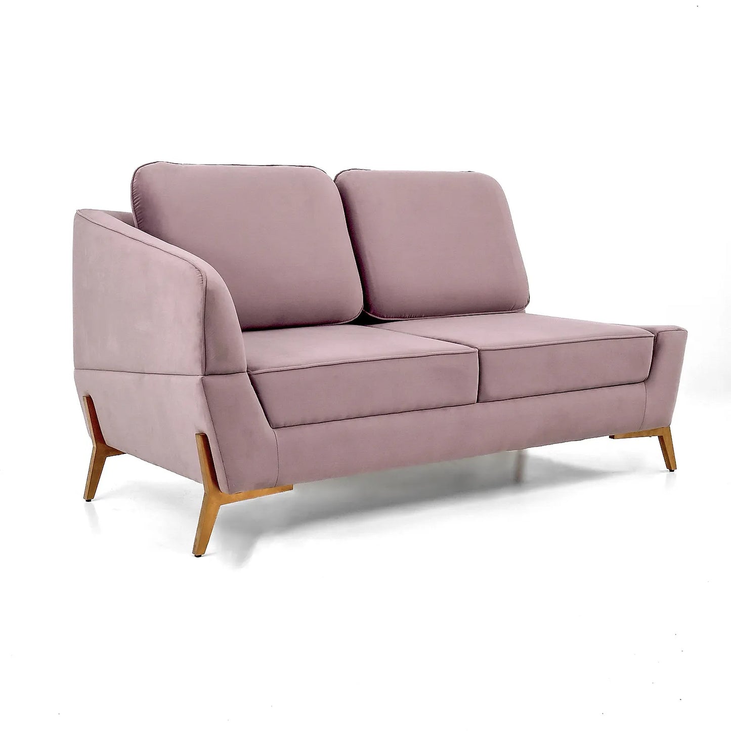 Durban 2 Seater Fabric Sofa in Pink Color