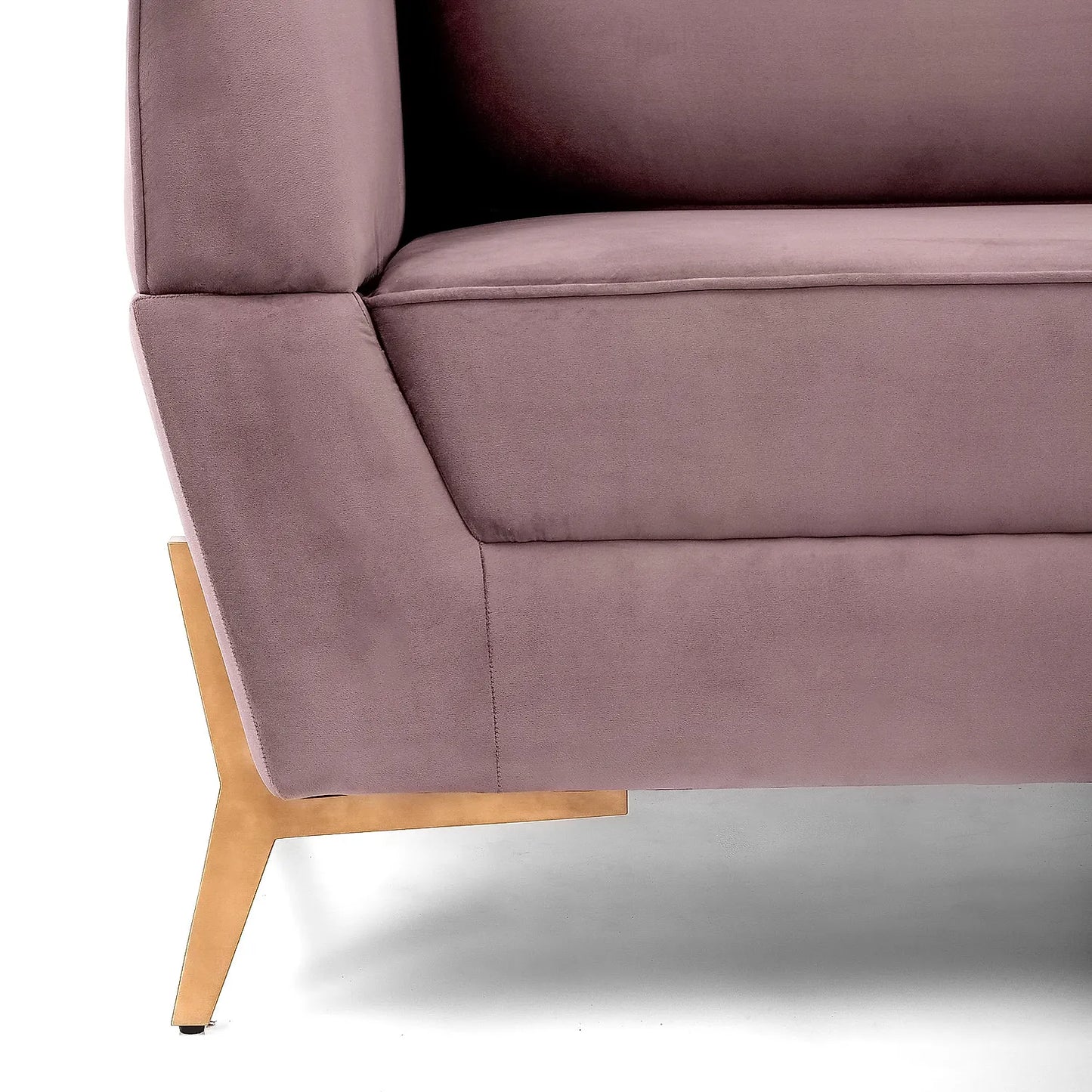 Durban 2 Seater Fabric Sofa in Pink Color