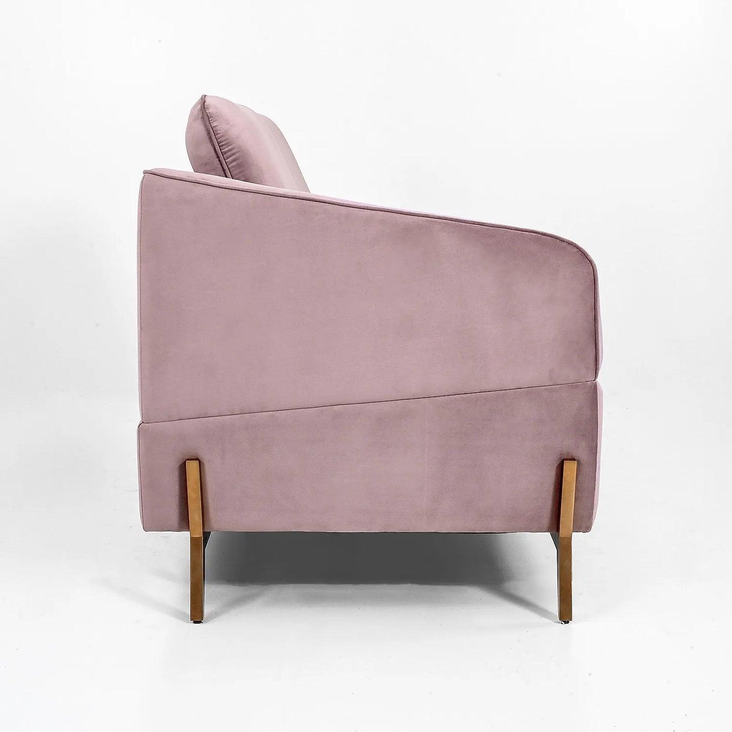 Durban 2 Seater Fabric Sofa in Pink Color
