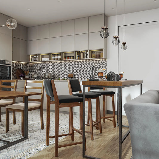 Alex Wooden Bar Chair