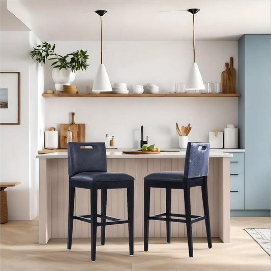 Milan Wooden Bar Chair