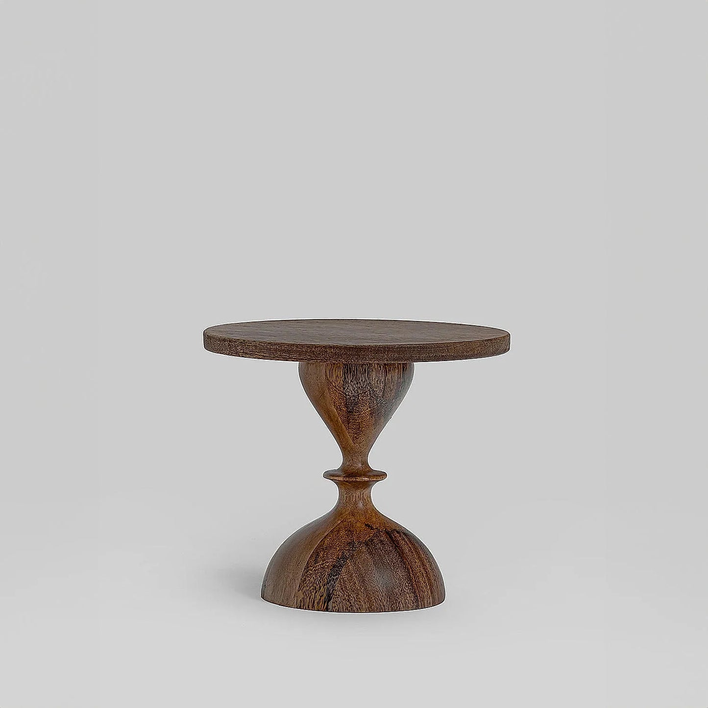 Basal Wooden Cake Stand (Natural Finish)