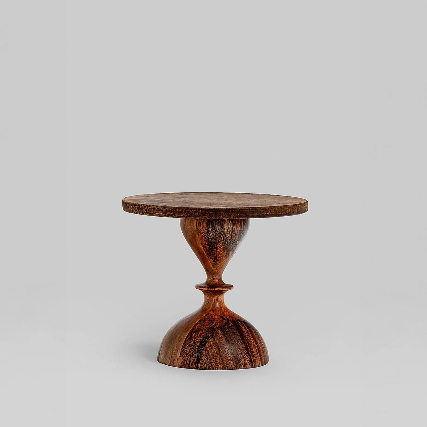 Basal Wooden Cake Stand (Teak Finish)