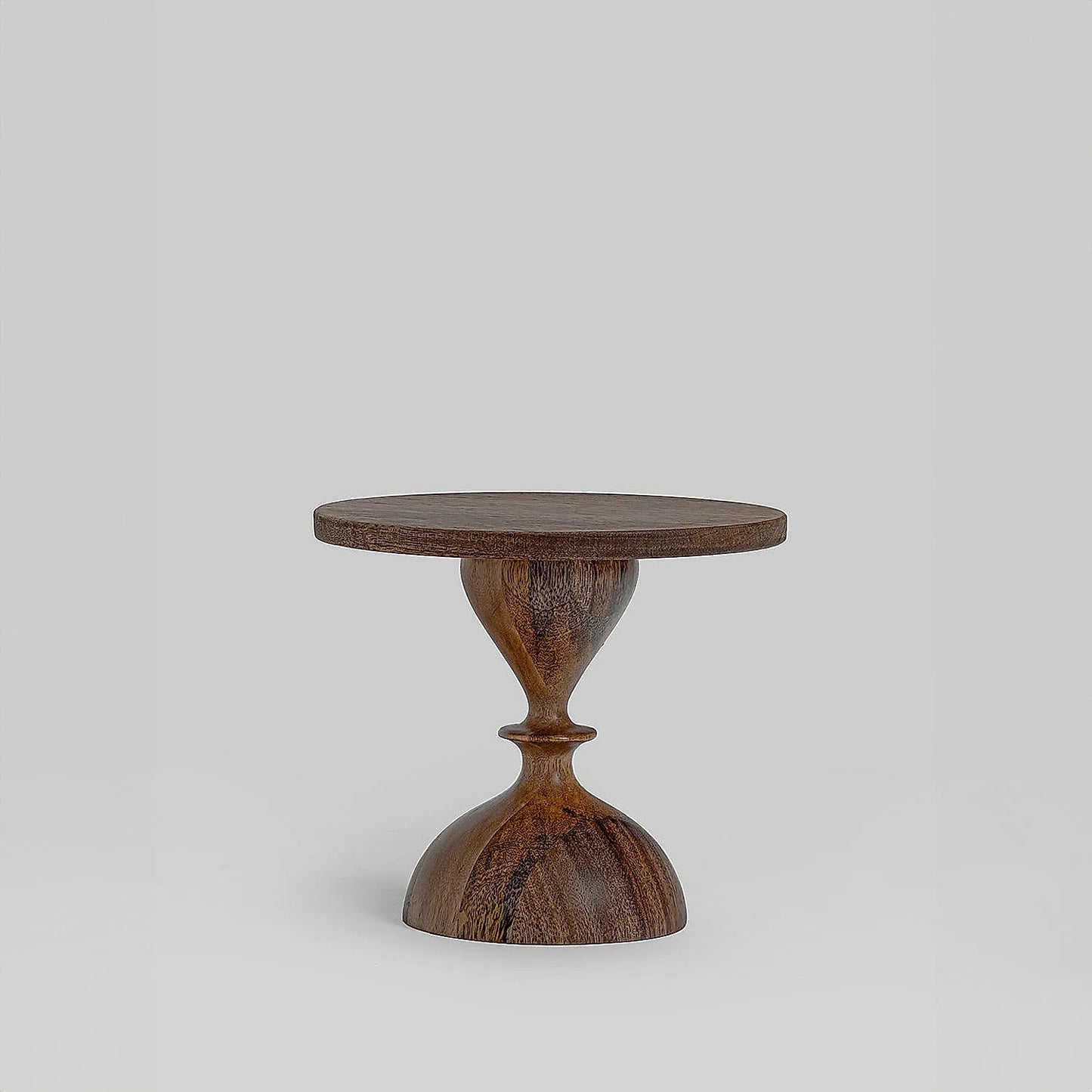 Basal Wooden Cake Stand (Mini) in Natural Finish