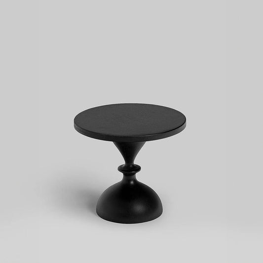 Basal Wooden Cake Stand (Mini) in Dark walnut Finish