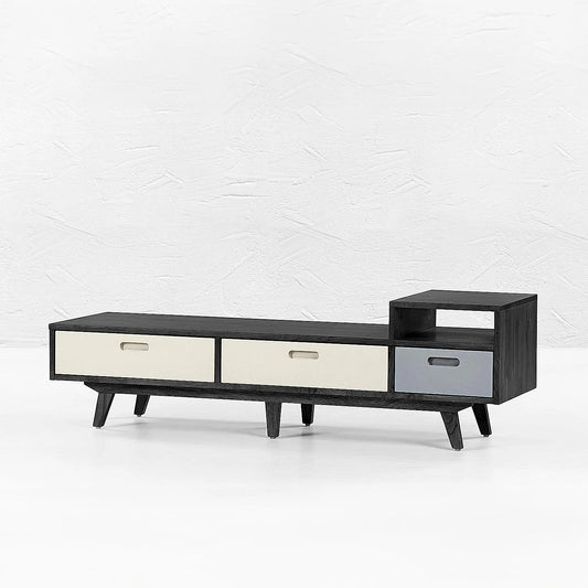 Chicago Wooden TV Unit in Ebony Finish