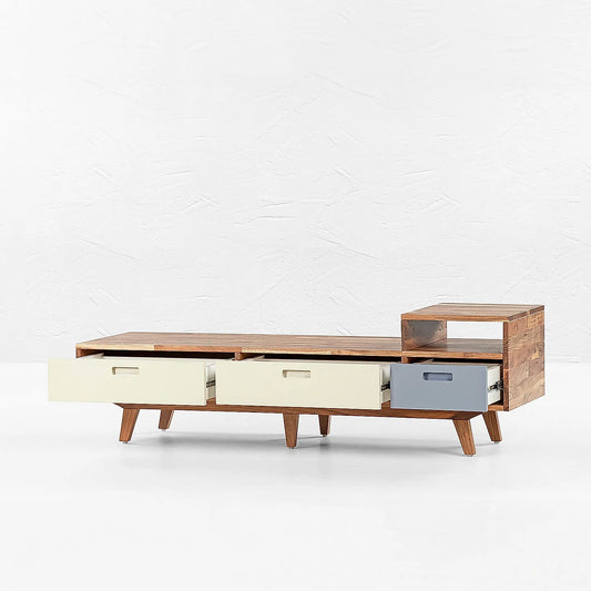 Chicago Wooden TV Unit in Natural Finish