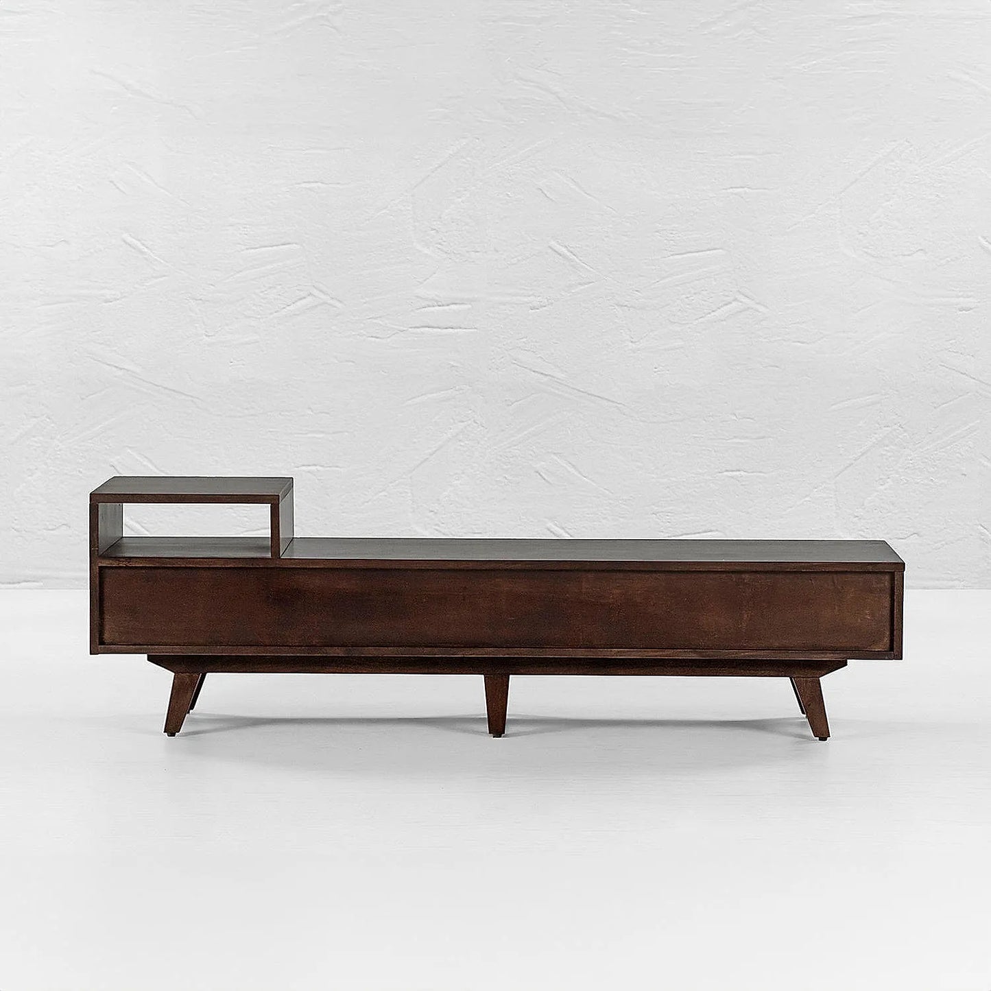 Chicago Wooden TV Unit in Dark Walnut Finish