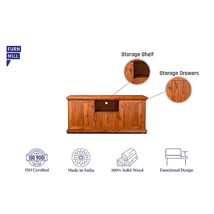 London Wooden TV Unit