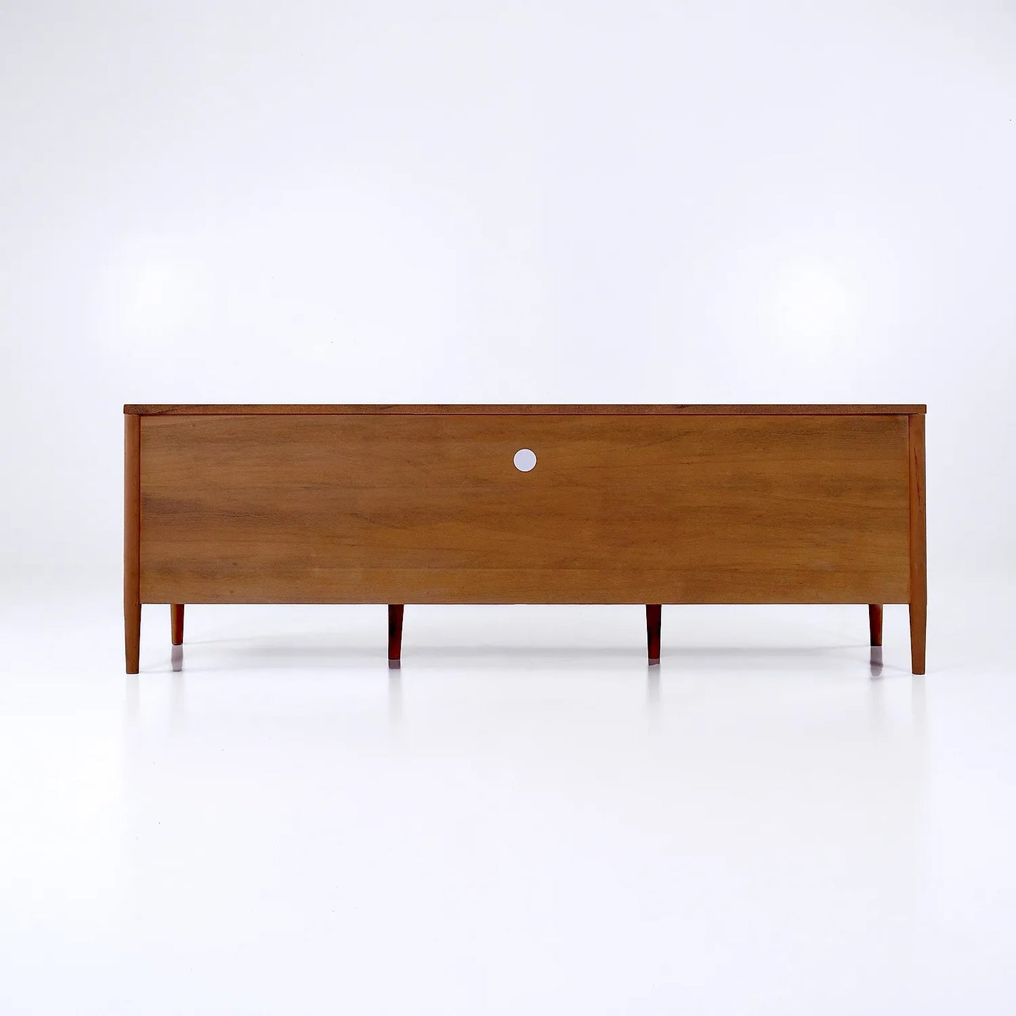 Hutch Wooden TV Unit (Natural Finish)