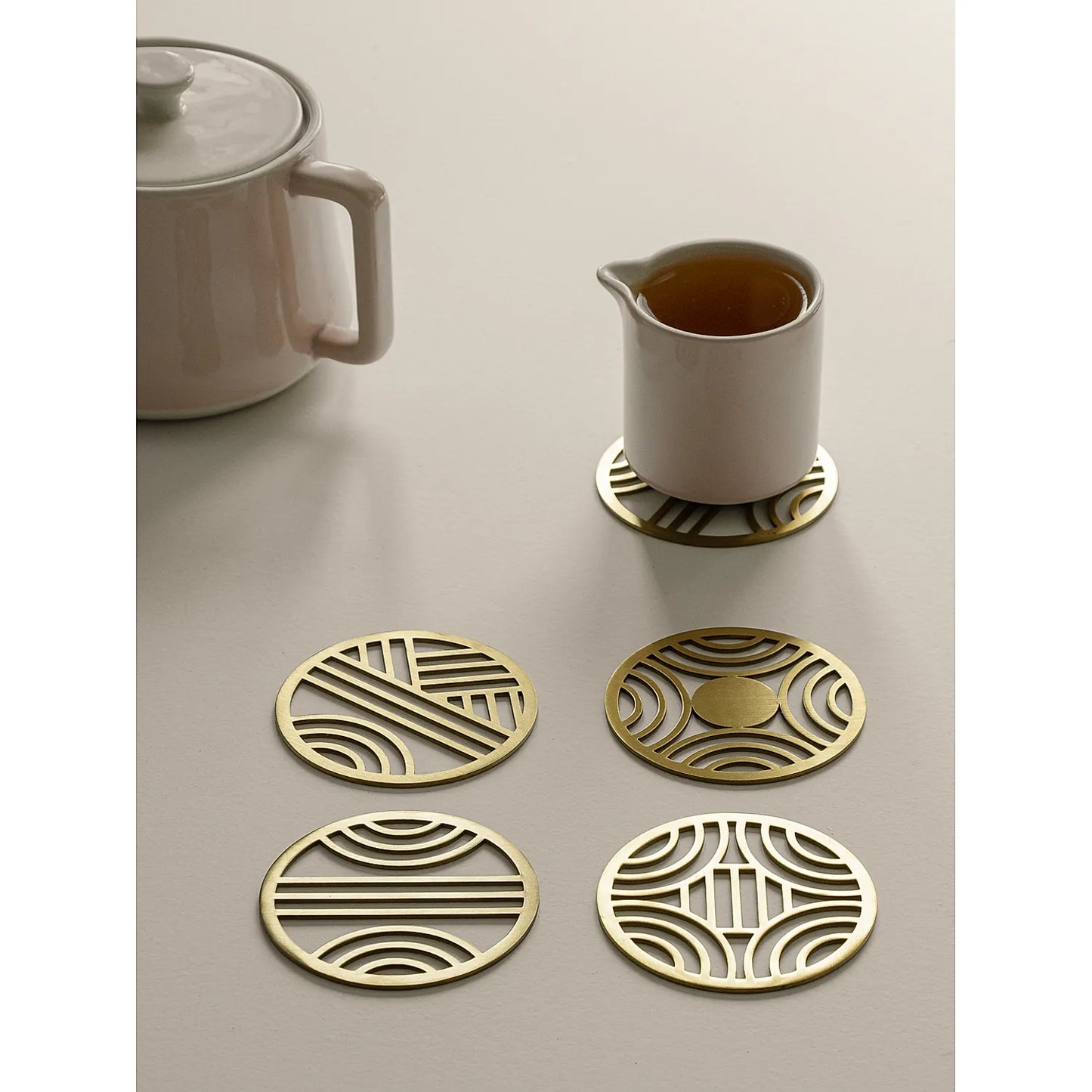 Cygnus Metal Coasters - Set of 6