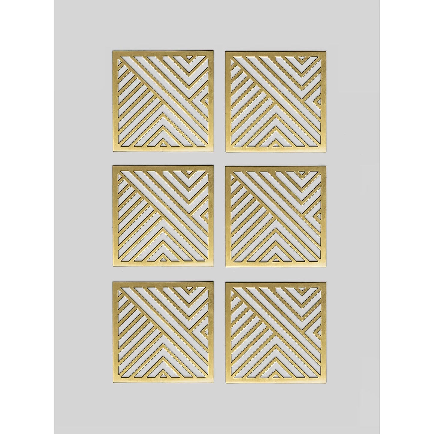Sigma Metal Coasters (Set of 6)