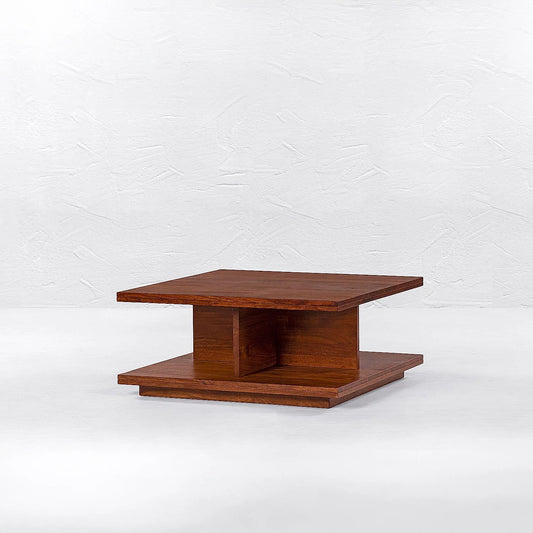 California Wooden Center Table in Teak Finish