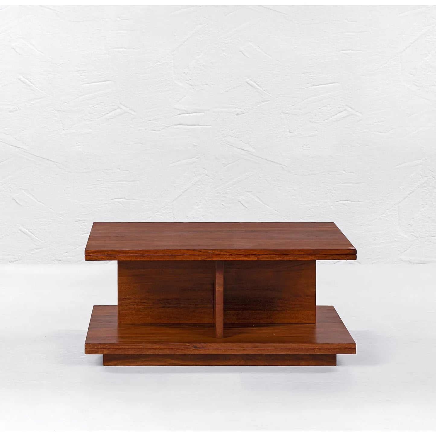 California Wooden Center Table in Teak Finish