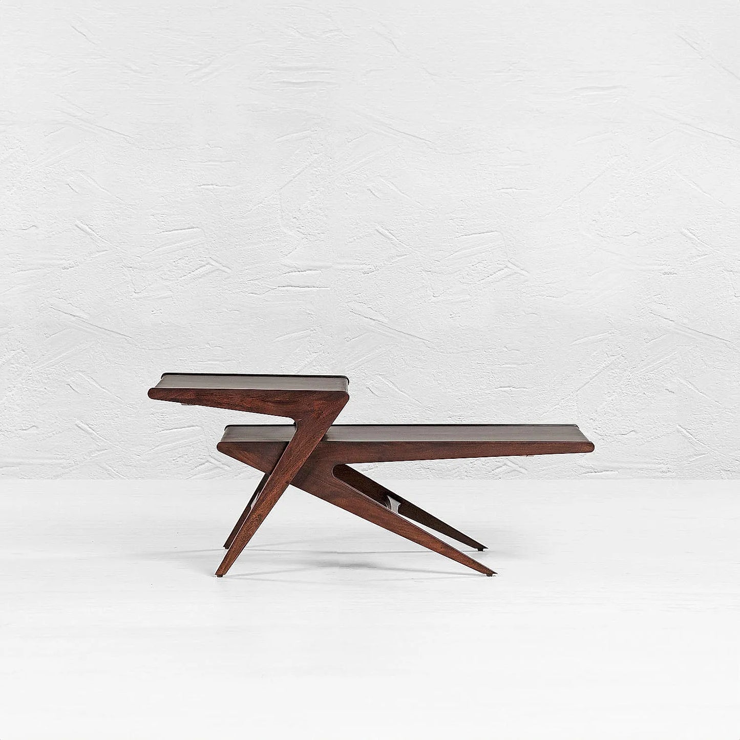 Rocket Wooden Center Table in Walnut Finish