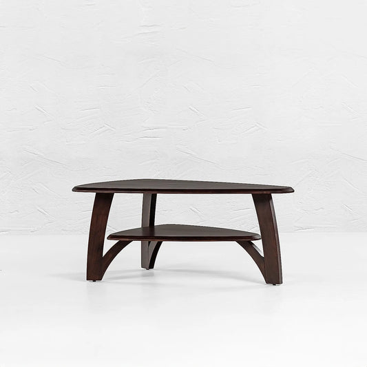 Lukas Wooden Coffee Table in Dark Walnut Finish