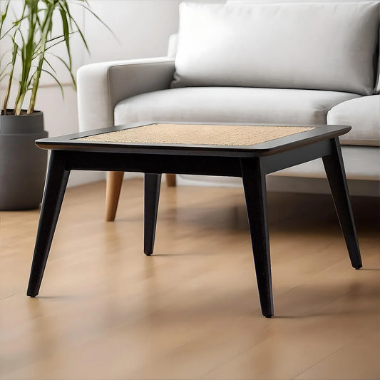 Caviar Rattan Wooden Center Table