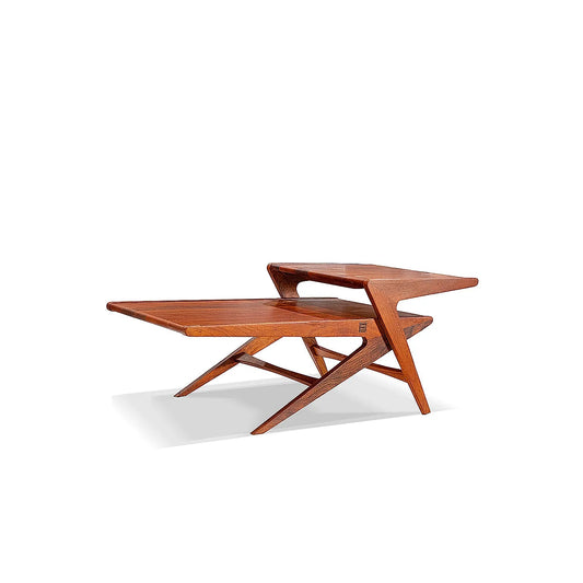 Rocket Wooden Center Table in Teak Finish
