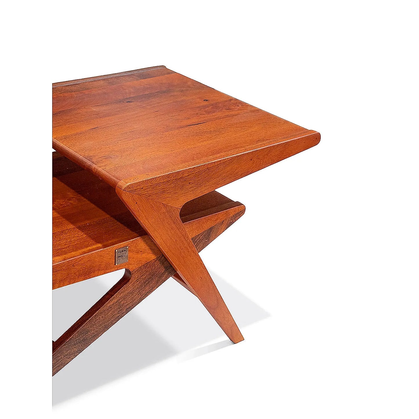Rocket Wooden Center Table in Teak Finish