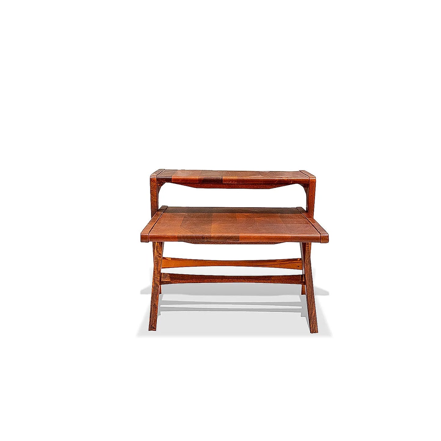 Rocket Wooden Center Table in Teak Finish