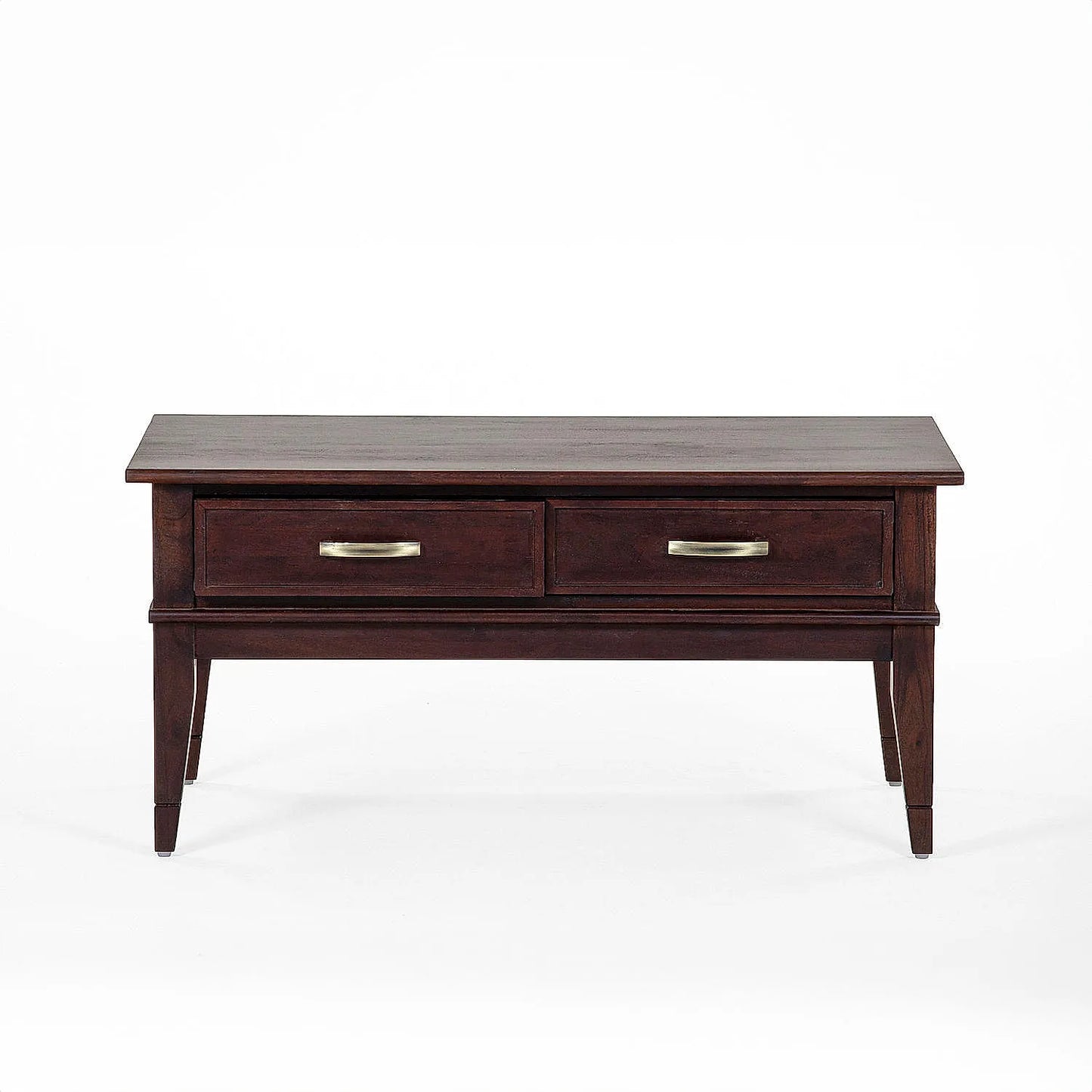 Oxford Wooden Center Table in Dark Walnut Finish
