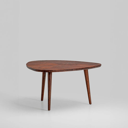 Ovate Wooden Center Table