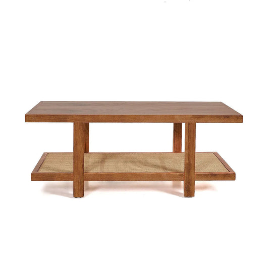Hilton Rattan Center Table (Natural Finish)